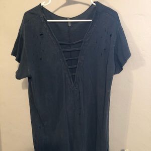 Oversized T-shirt dress